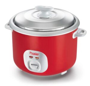 Prestige Delight Electric Rice Cooker with two aluminum pans